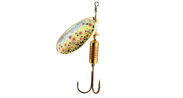 EFFZETT - Rotačná trblietka FZ Nature 3D Spinner 6 g veľ. 3 Brown Trout