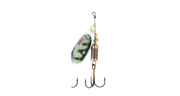 EFFZETT - Rotačná trblietka FZ Nature 3D Spinner 6 g veľ. 3 Perch