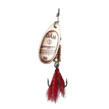 EFFZETT - Rotačná trblietka Standard Spinner Dressed 10 g veľ. 4 Copper