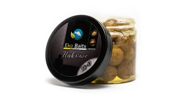 EKO BAITS - Boilie v dipe Silver AK-47 Ananás & Sladká kukurica 24 mm 200 ml