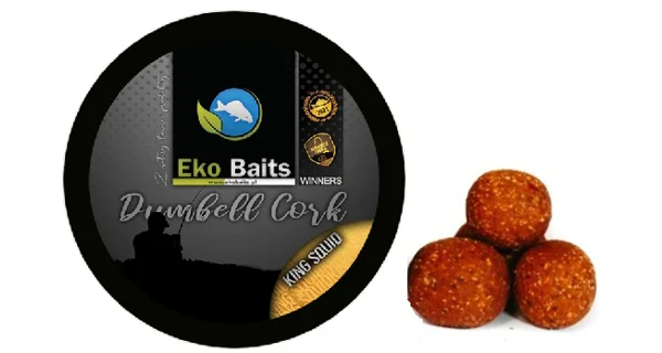 EKO BAITS - Boilies Dumbell Cork King Squid Scopex & Squid 20-24 mm 200 ml