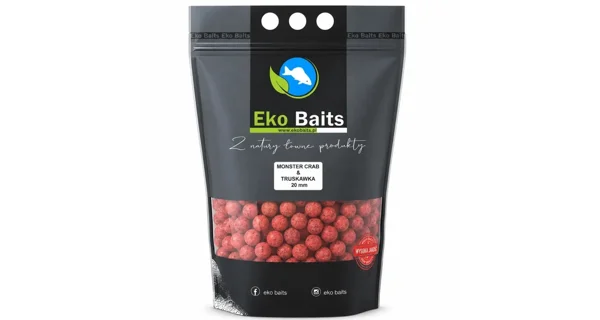 EKO BAITS - Economic Boilies 20 mm 3,5 kg Monster Crab Strawberry