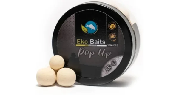 EKO BAITS - Pop-Up Boilie AK-47 Ananás & Sladká kukurica 12-15 mm 100 ml
