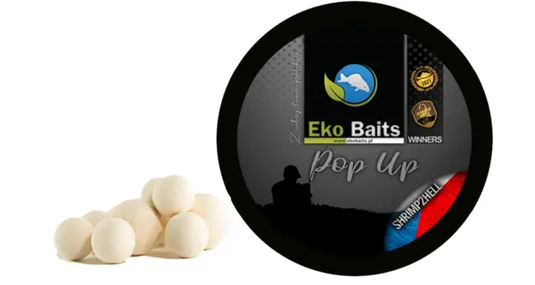EKO BAITS - Pop-up Boilie Shrimp2Hell+ 12-15 mm 100 ml