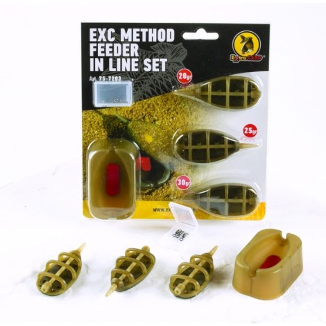 EXTRA CARP - Method Feeder Set 20, 25, 30 g + formička