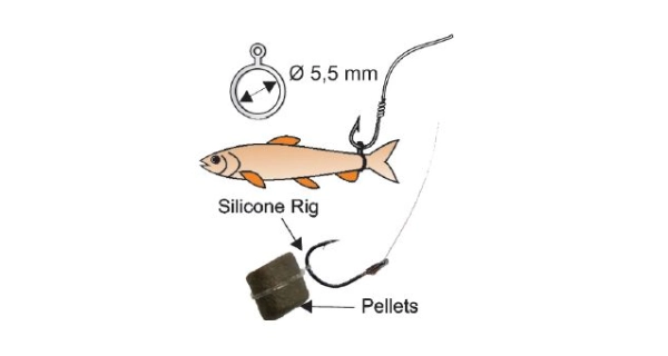 EXTRA CARP - Zarážka na pelety Bait Elastic Bands 5,5 mm 18 ks