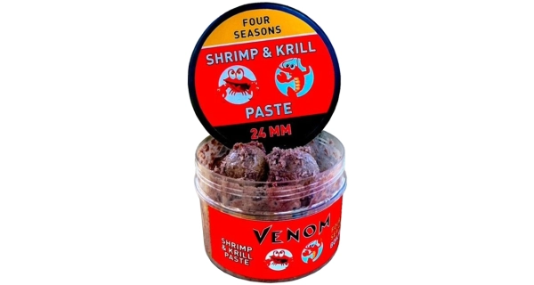 FEEDERMANIA - Boilie v paste Kreveta Krill Four Seasons 24 mm 100 ml