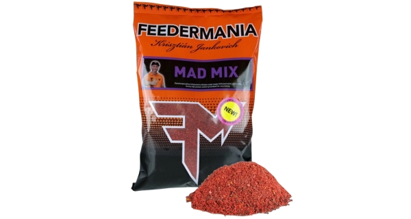 FEEDERMANIA - Kŕmičková zmes Groundbait Mad Mix Hnedá 800 g Ryba