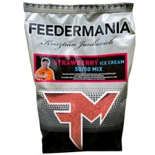 FEEDERMANIA - Kŕmna zmes 50/50 Mix 800 g Strawberry Ice Cream
