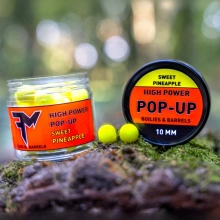 FEEDERMANIA - Pop Up Boilies High Power & Barrels 10 mm 14 g Sweet Pineapple