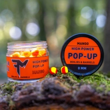 FEEDERMANIA - Pop Up Boilies High Power & Barrels 8 mm 14 g Mango