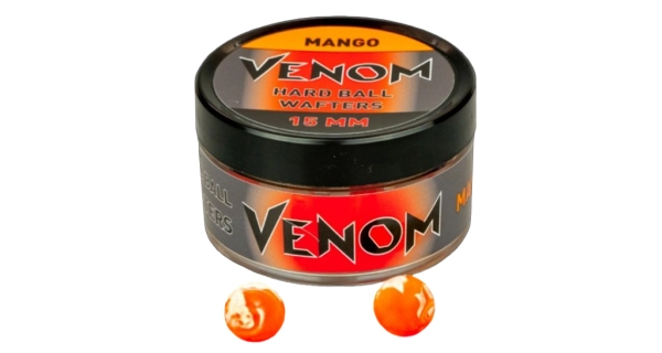 FEEDERMANIA - Wafters Venom Hard Ball Mango 15 mm 13 ks