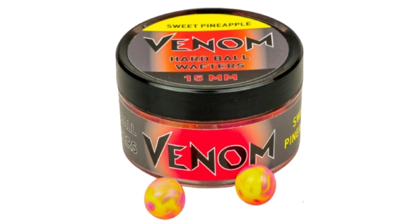FEEDERMANIA - Wafters Venom Hard Ball Sweet Pineapple 15 mm 13 ks