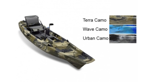 FEEL FREE - Kajak ANGLER 120 Rapid Pedal Drive 375 cm Terra Camo