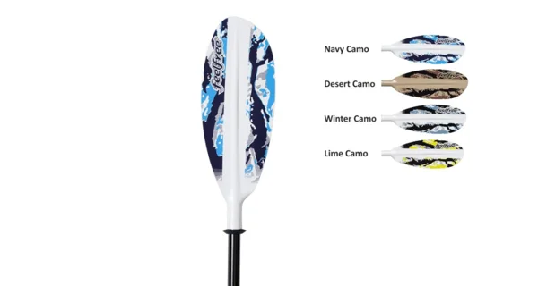 FEEL FREE - Pádlo Fishing Paddle Glass 240 cm 2 ks Navy Camo
