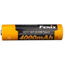 FENIX - Dobíjacia USB-C batéria 18650 4000 mAh (Li-Ion)