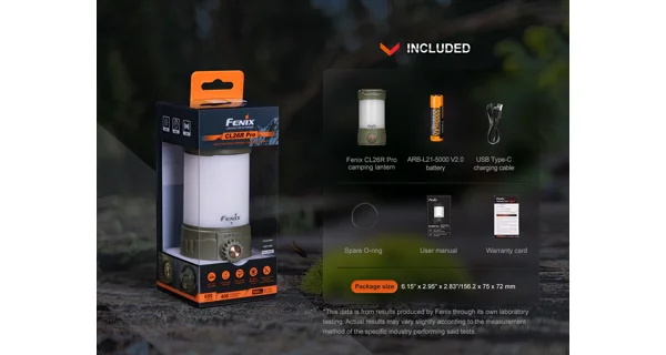 FENIX - Nabíjací lampáš CL26R PRO
