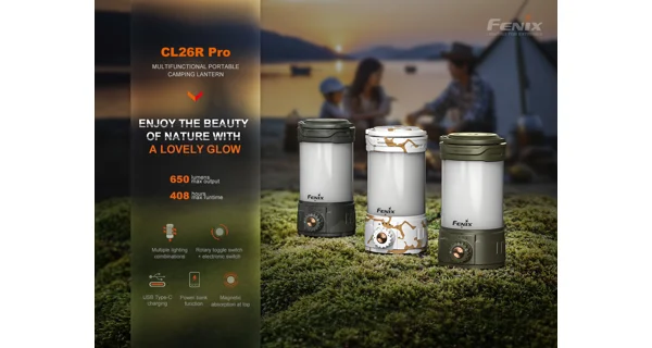 FENIX - Nabíjací lampáš CL26R PRO