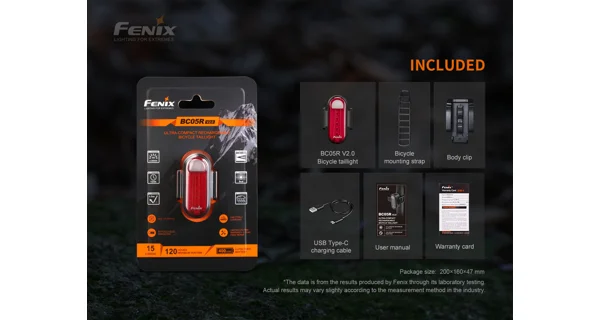 FENIX - Nabíjacia blikačka BC05R V2.0