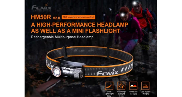 FENIX - Nabíjacia čelovka HM50R V2.0