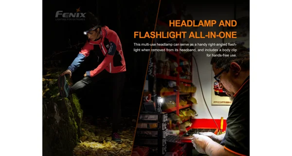 FENIX - Nabíjacia čelovka HM51R Ruby V2.0