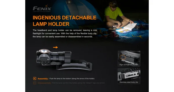 FENIX - Nabíjacia čelovka HM51R Ruby V2.0