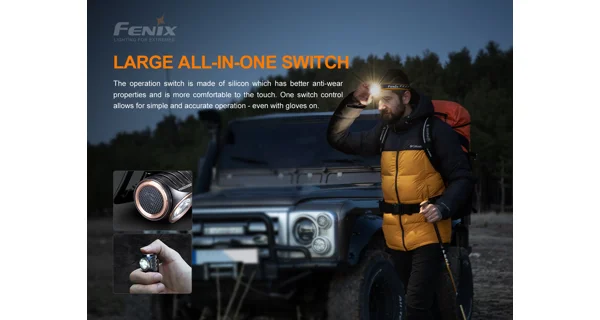 FENIX - Nabíjacia čelovka HM51R Ruby V3.0