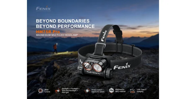 FENIX - Nabíjacia čelovka HM75R PRO