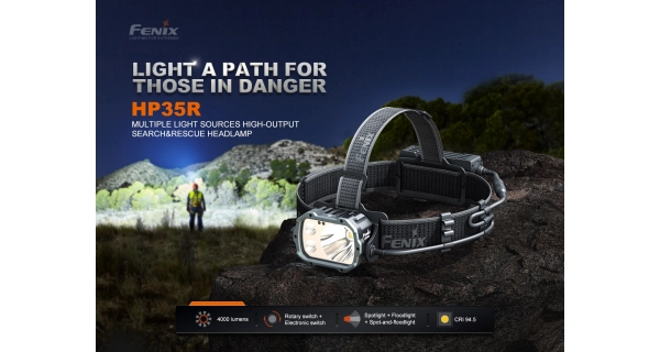 FENIX - Nabíjacia čelovka HP35R
