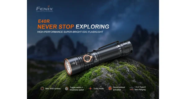 FENIX - Nabíjacie LED svietidlo E40R