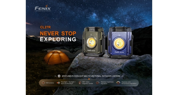 FENIX - Svetlo CL27R Zelená