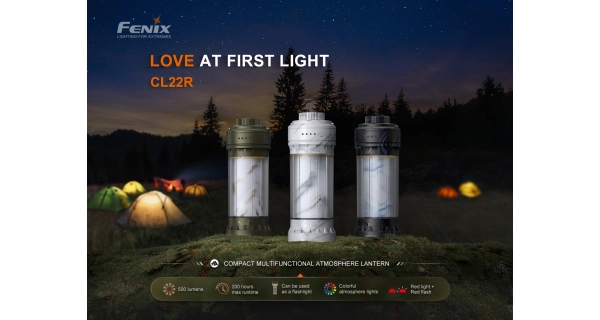 FENIX - Svietidlo CL22R Black