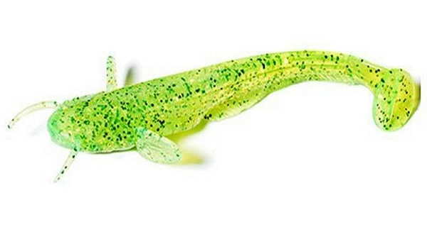 FISH UP - Dipovaná umelá nástraha Catfish Chartreuse Black 75 mm 8 ks