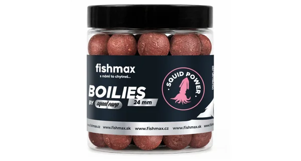 FISHMAX - Boilie s esenciou By Squat Carp Squid Power 24 mm
