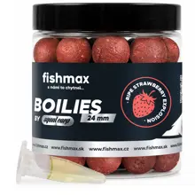 FISHMAX - Boilie s esenciou By Squat Carp Strawbery Explosion 24 mm