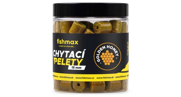 FISHMAX - Chytacie pelety v dipe Golden Honey 15 mm