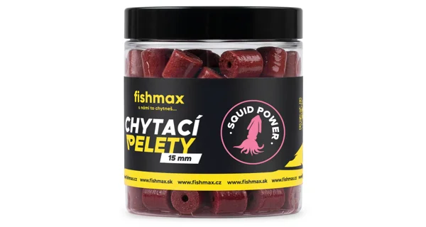 FISHMAX - Chytacie pelety v dipe Squid Power 15 mm
