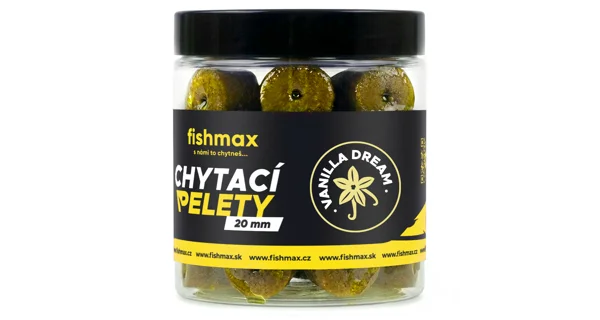 FISHMAX - Chytacie pelety v dipe Vanilla Dream 20 mm