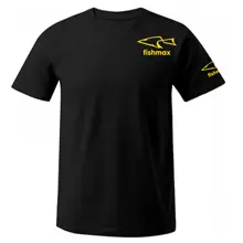 FISHMAX - Detské tričko s logom čiernej veľ. 158