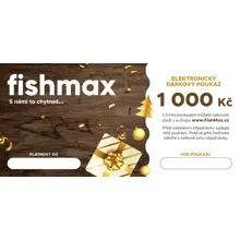 FISHMAX - Elektronický darčekový poukaz v hodnote 1 000 Kč DARČEK