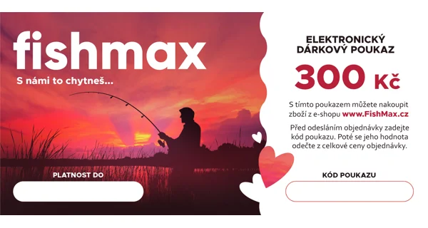FISHMAX - Elektronický darčekový poukaz v hodnote 10,00 € Z LÁSKY