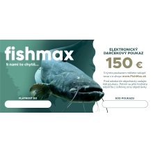 FISHMAX - Elektronický darčekový poukaz v hodnote 150 €