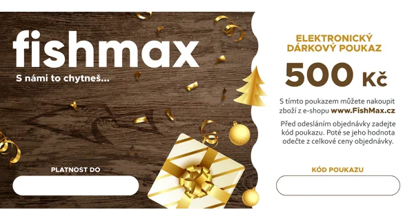 FISHMAX - Elektronický darčekový poukaz v hodnote 20 € DARČEK