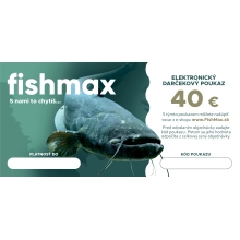 FISHMAX - Elektronický darčekový poukaz v hodnote 40 €