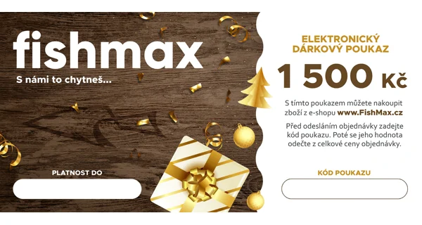 FISHMAX - Elektronický darčekový poukaz v hodnote 50 € DARČEK