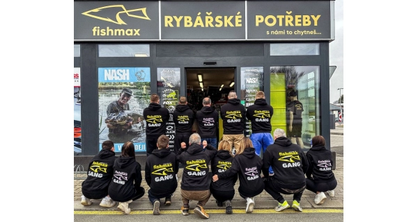 FISHMAX - Mikina Fishmax Gang Čierno Ružová veľ. L