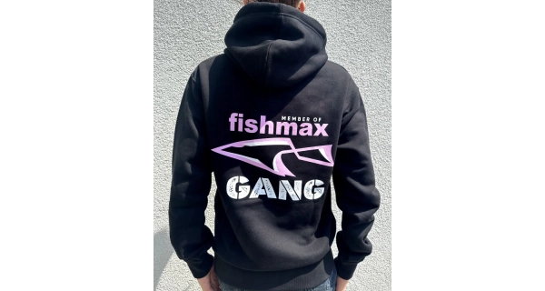 FISHMAX - Mikina Fishmax Gang Čierno Ružová veľ. L