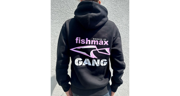 FISHMAX - Mikina Fishmax Gang Čierno Ružová veľ. M
