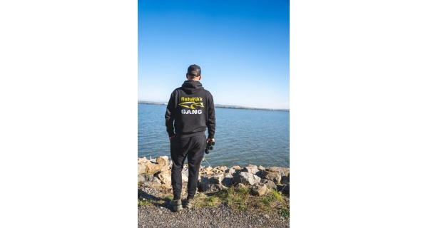 FISHMAX - Mikina Fishmax Gang Čierno Žltá veľ. 3XL