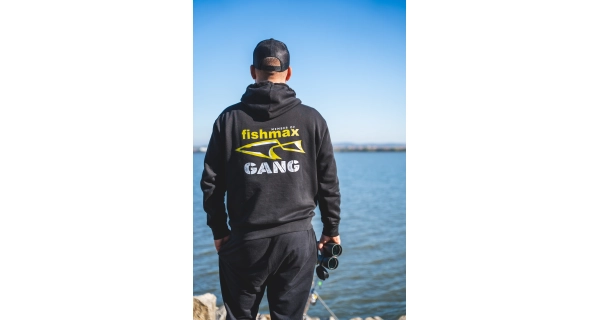 FISHMAX - Mikina Fishmax Gang Čierno Žltá veľ. 3XL